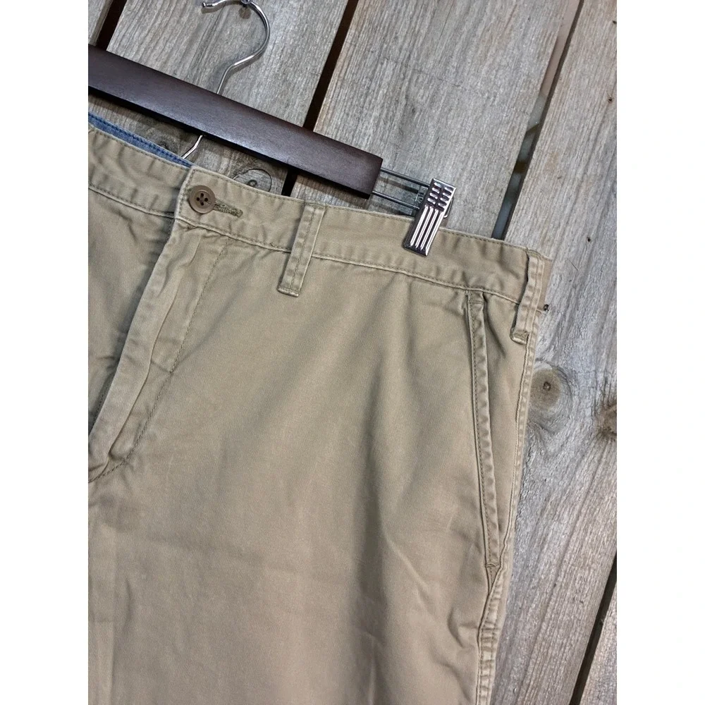 Polo Ralph Lauren Mens Relaxed Fit Chino Shorts Tan Khaki Cotton 36 10 Inseam